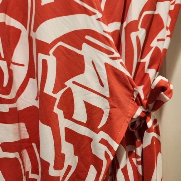 J. McLaughlin true Wrap Dress Womens Size Small Catalina Cloth - Picture 6 of 10